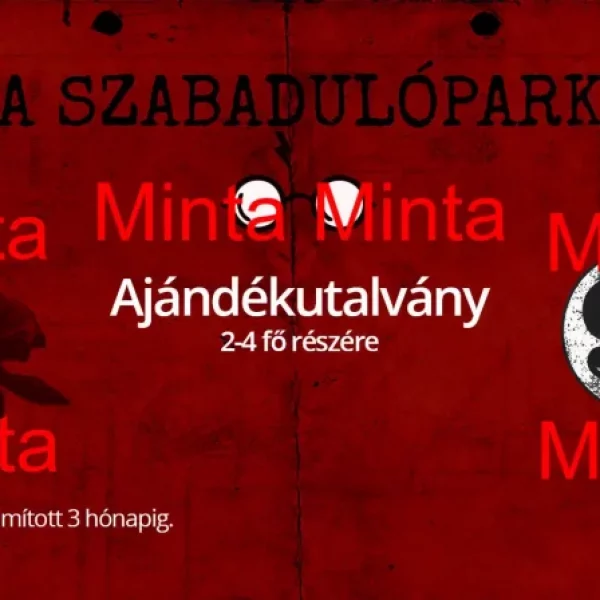 Harry Potter Ajándékutalvány A Szabadulópark 2-4 fő